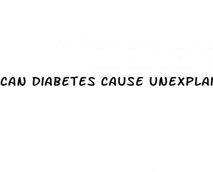 can diabetes cause unexplained bruising