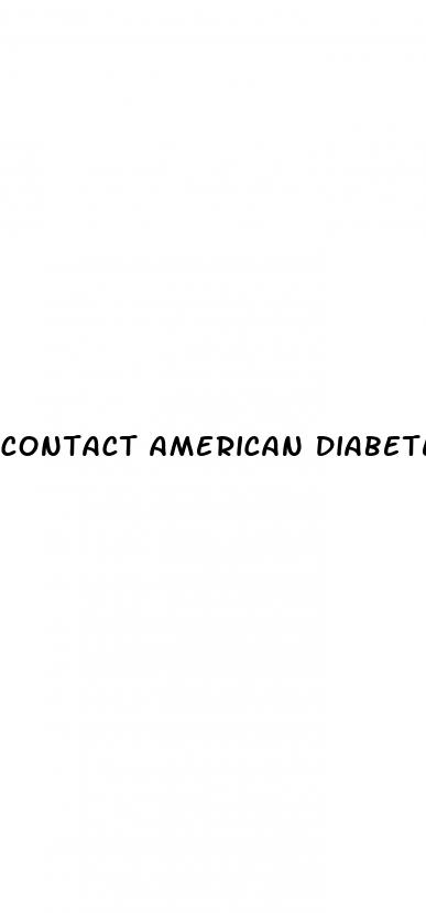 contact american diabetes association