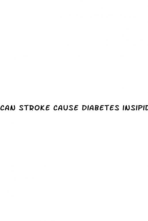 can stroke cause diabetes insipidus