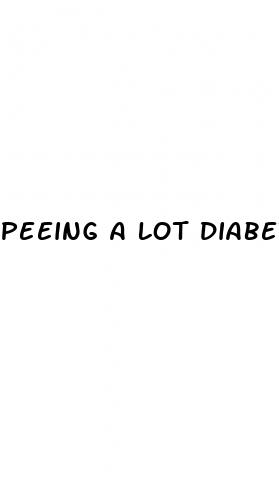 peeing a lot diabetes
