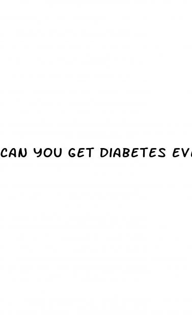 can you get diabetes even if you work out