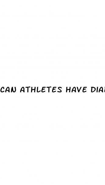 can athletes have diabetes