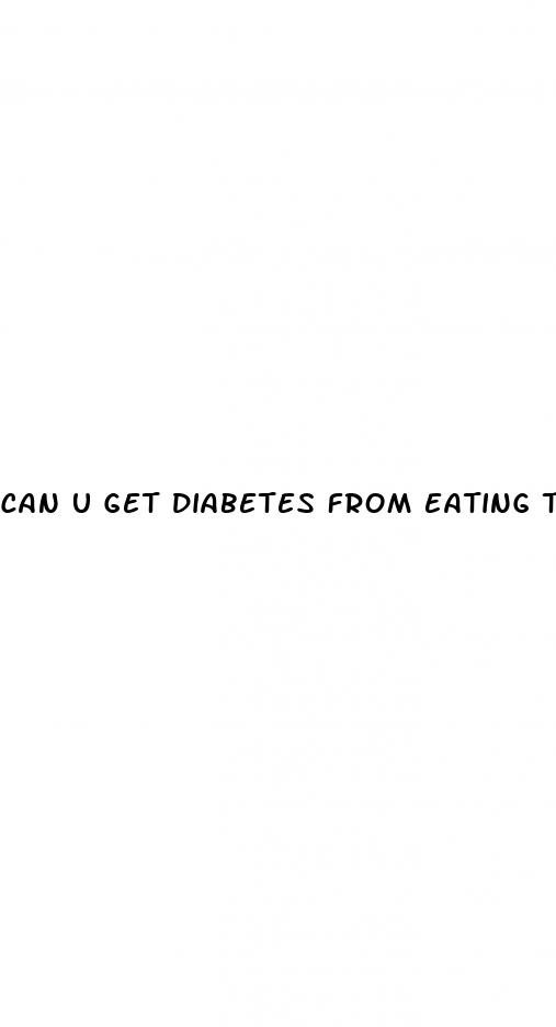 can u get diabetes from eating too much fruit