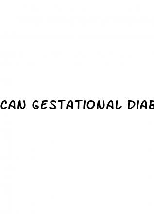 can gestational diabetes come from the father