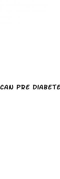 can pre diabetes disappear