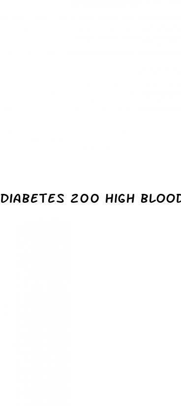 diabetes 200 high blood sugar