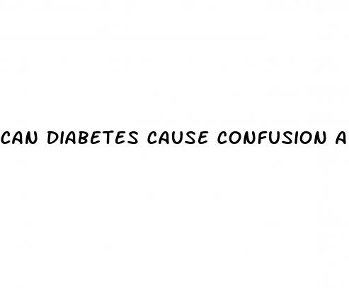 can diabetes cause confusion and memory loss