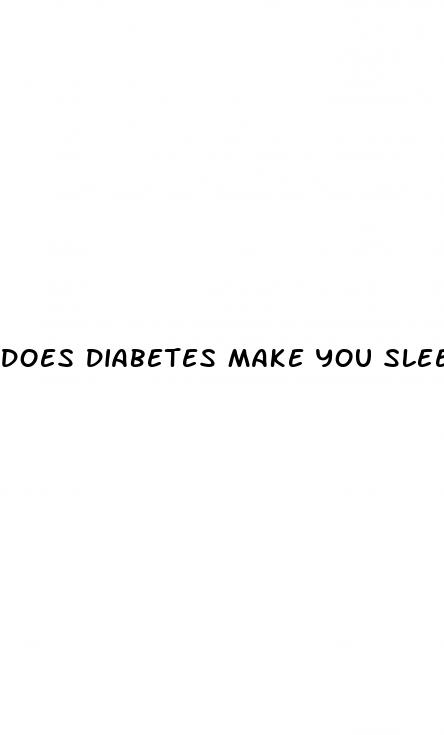does diabetes make you sleepy