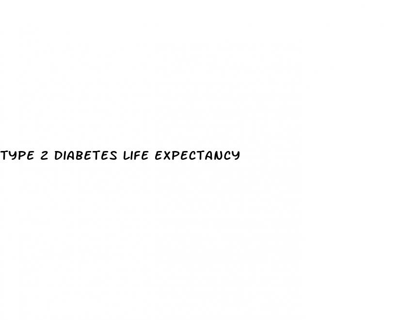 type 2 diabetes life expectancy