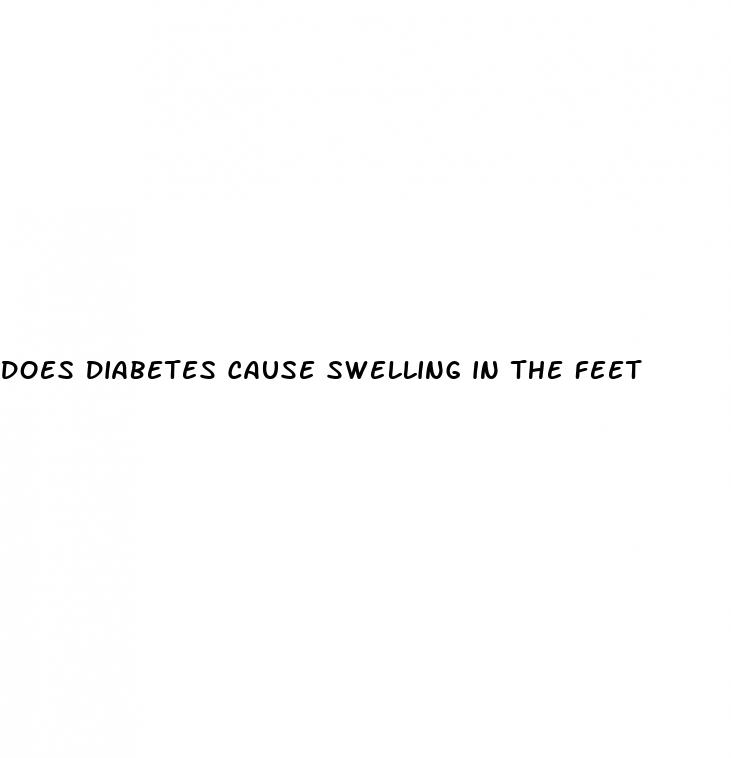 does diabetes cause swelling in the feet