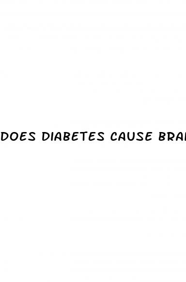 does diabetes cause brain damage