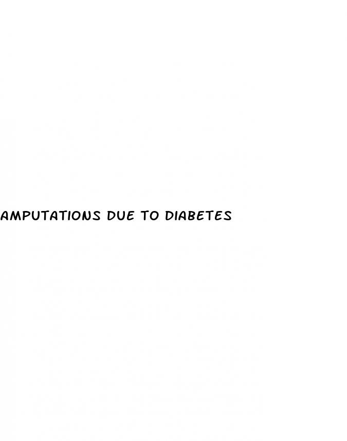 amputations due to diabetes