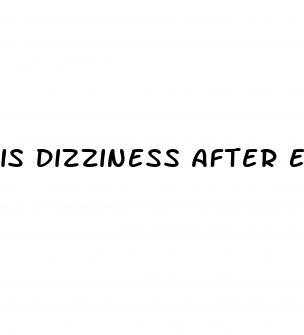 is dizziness after eating a sign of diabetes