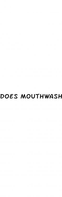 does mouthwash cause diabetes