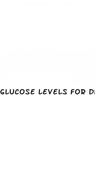 glucose levels for diabetes