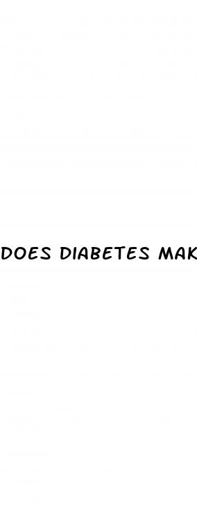 does diabetes make you thirsty