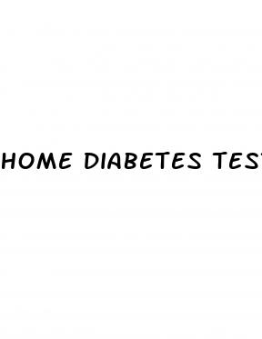 home diabetes testing kit