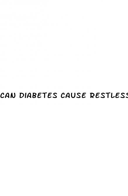 can diabetes cause restless leg syndrome