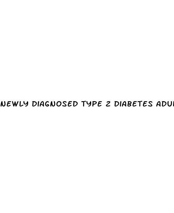 newly diagnosed type 2 diabetes adults