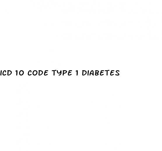 icd 10 code type 1 diabetes