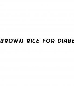 brown rice for diabetes