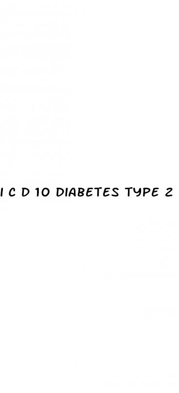i c d 10 diabetes type 2