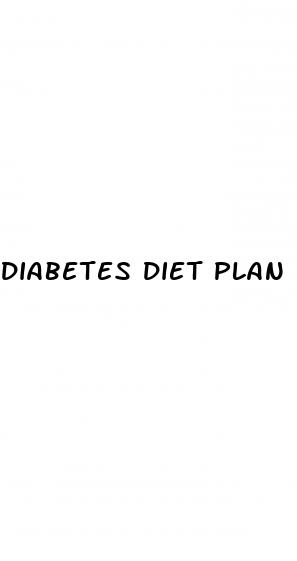 diabetes diet plan pdf
