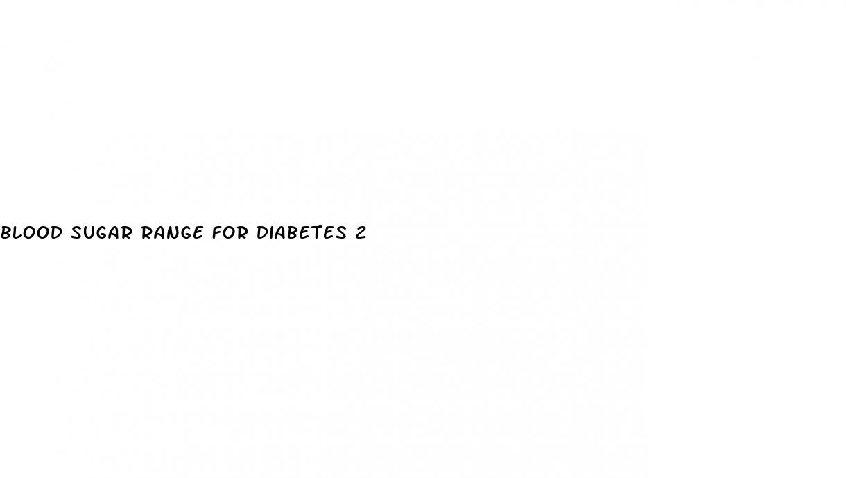 blood sugar range for diabetes 2