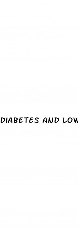 diabetes and low blood sugar symptoms