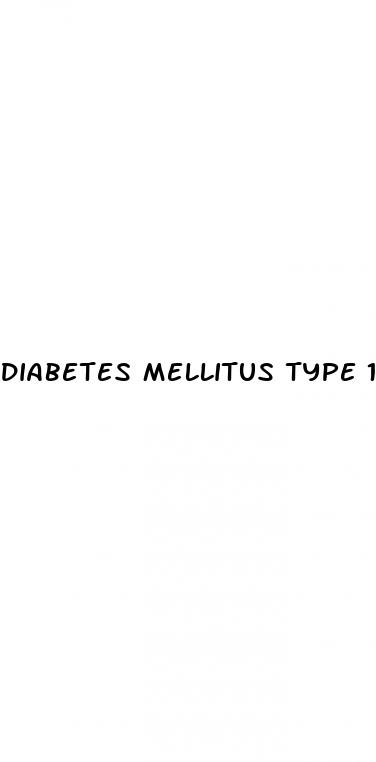 diabetes mellitus type 1 symptoms