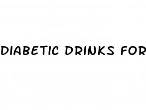 diabetic drinks for diabetes
