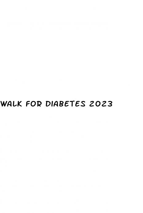 walk for diabetes 2023