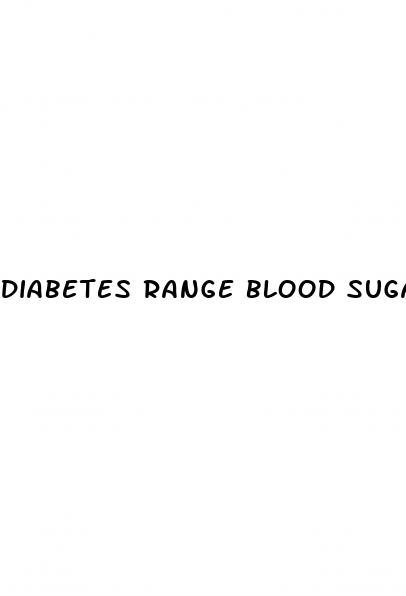 diabetes range blood sugar