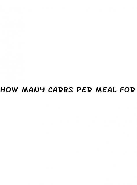 how many carbs per meal for diabetes type 2