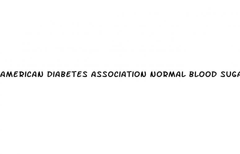 american diabetes association normal blood sugar