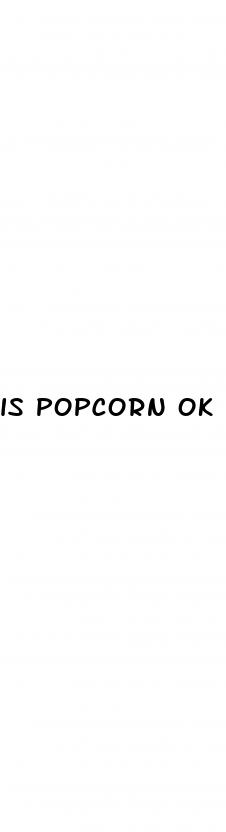 is popcorn ok for diabetes