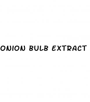 onion bulb extract diabetes