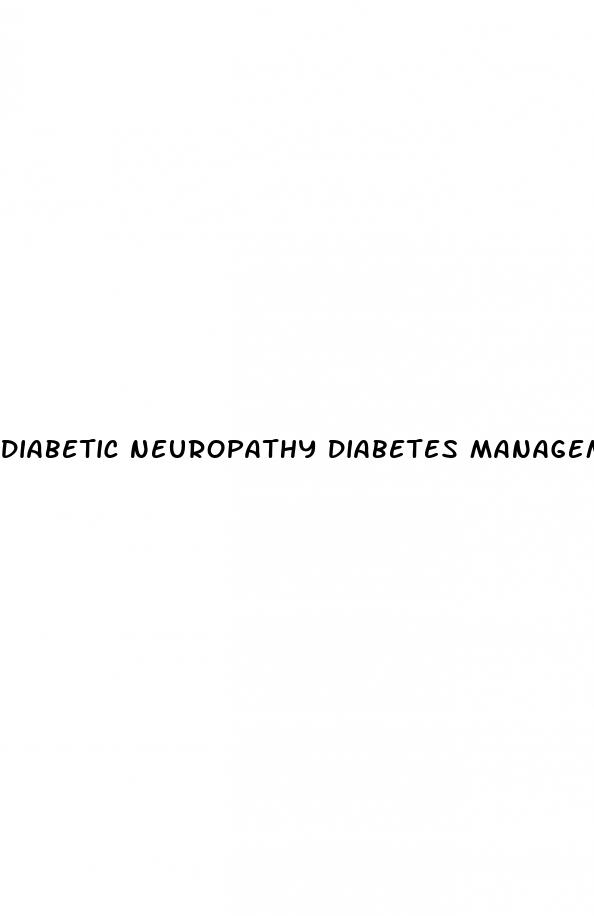 diabetic neuropathy diabetes management
