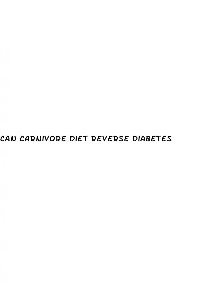 can carnivore diet reverse diabetes