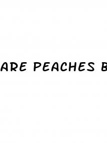 are peaches bad for diabetes