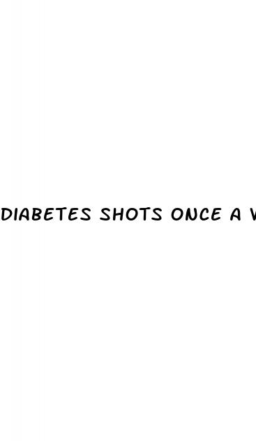 diabetes shots once a week