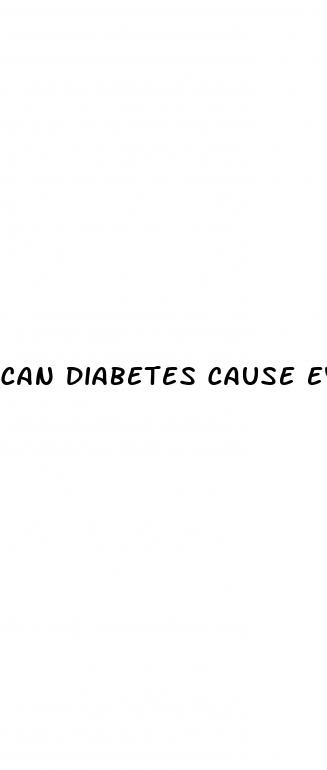 can diabetes cause eye twitching