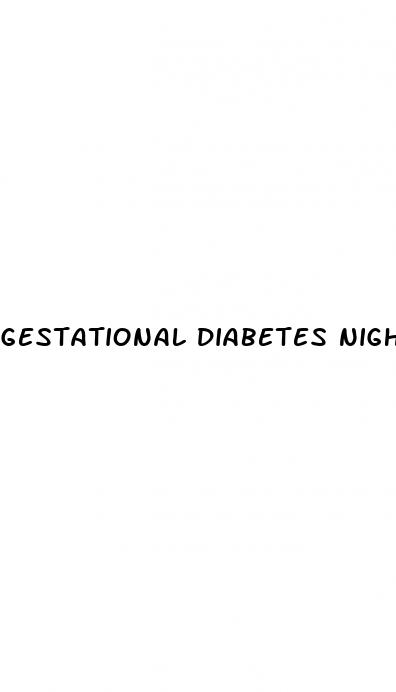 gestational diabetes night snack