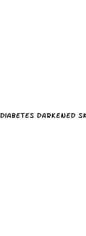 diabetes darkened skin