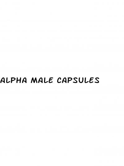 alpha male capsules