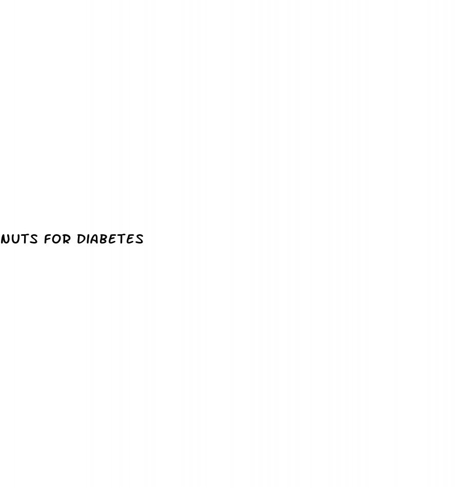 nuts for diabetes