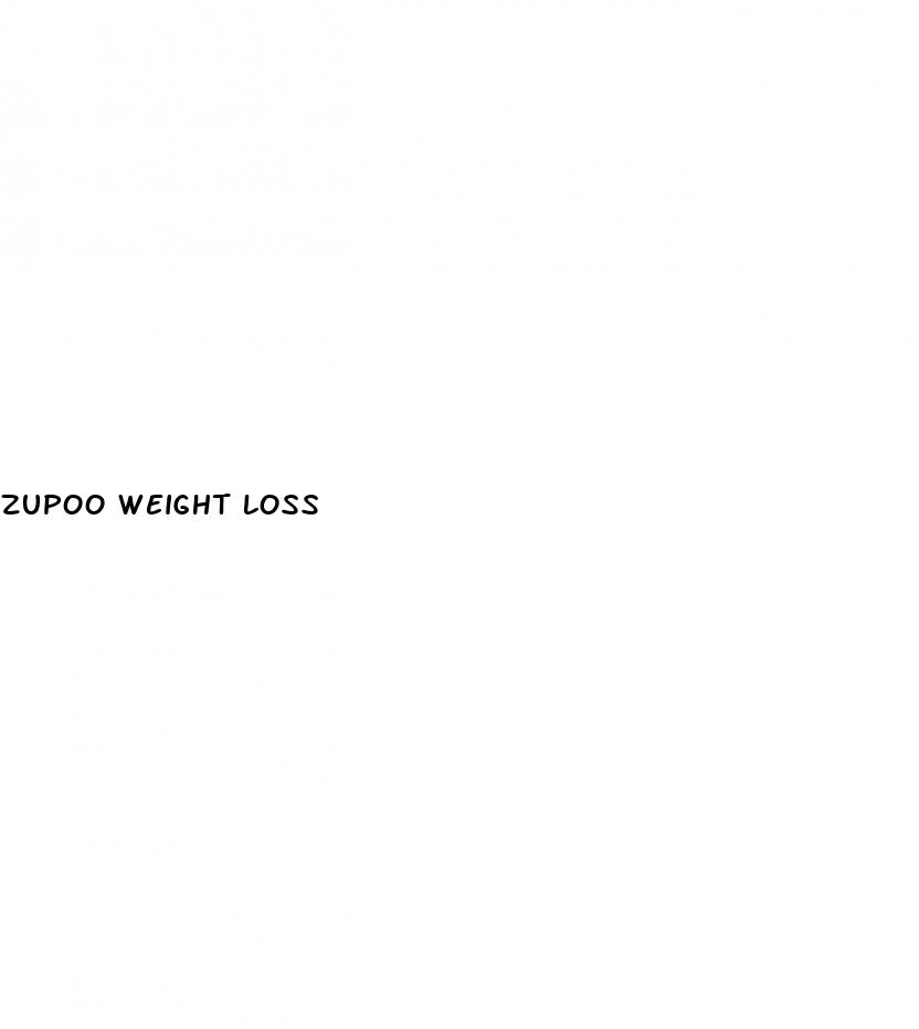 zupoo weight loss