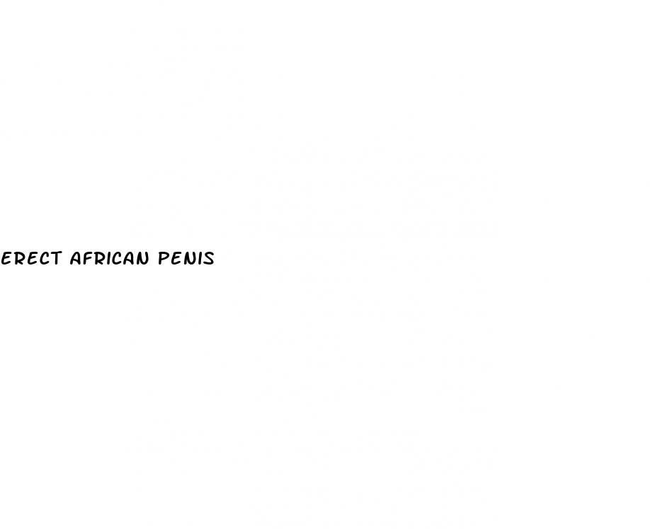 erect african penis