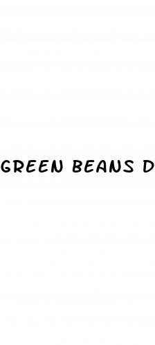 green beans diabetes