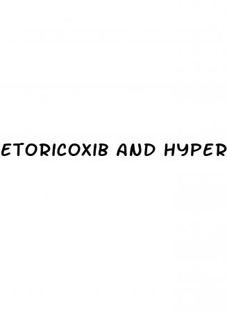 etoricoxib and hypertension